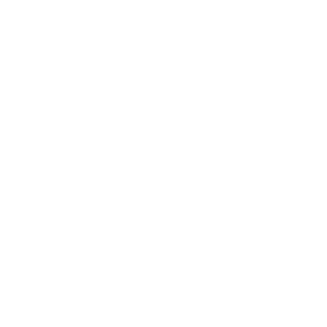 Two overlapping speech bubbles, one with horizontal lines representing text.