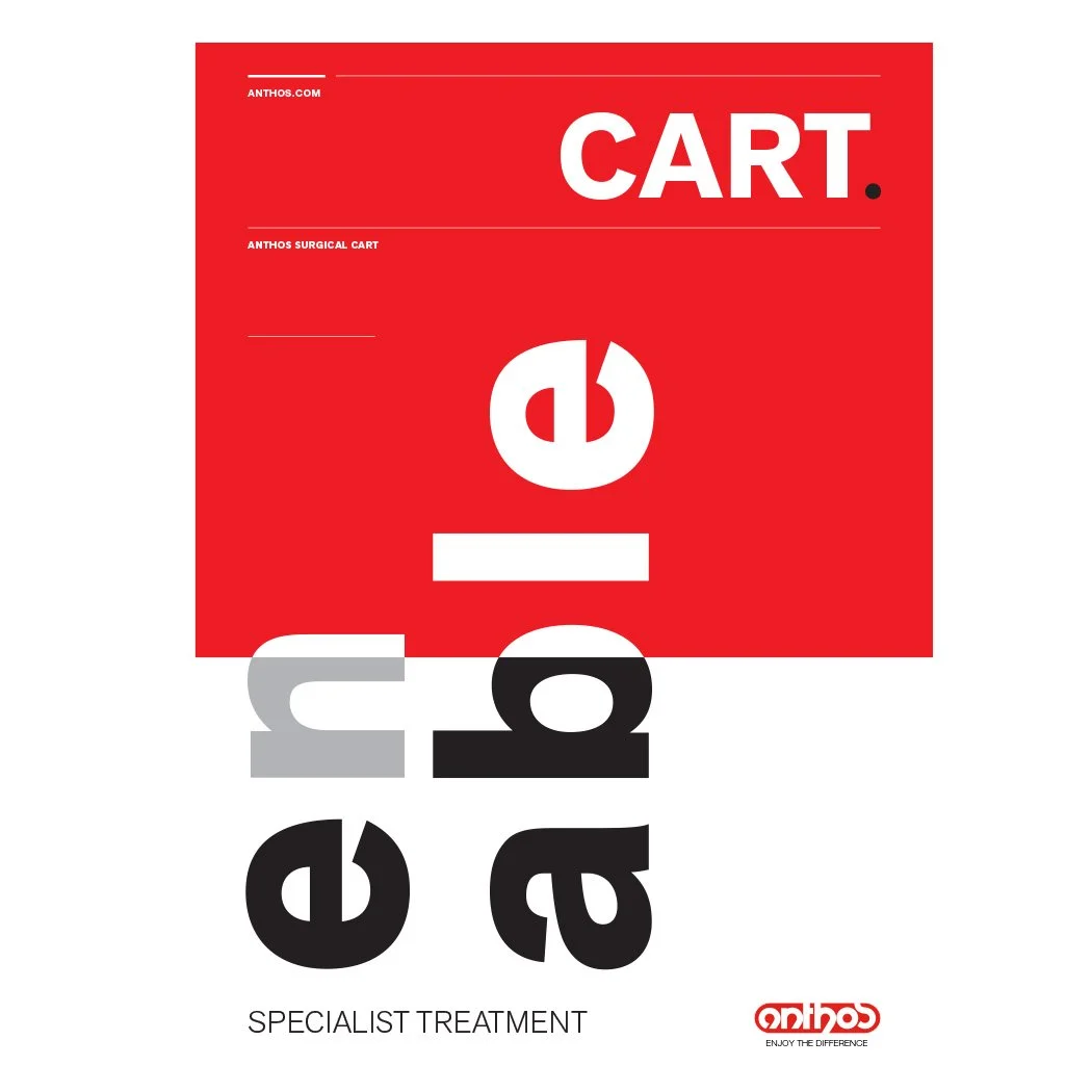 Red and white packaging with bold text 'CART.' and 'edition 2022' in black and gray lettering, and smaller text 'ant hos' at the bottom right corner, indicating a surgical cart product for specialist treatment.