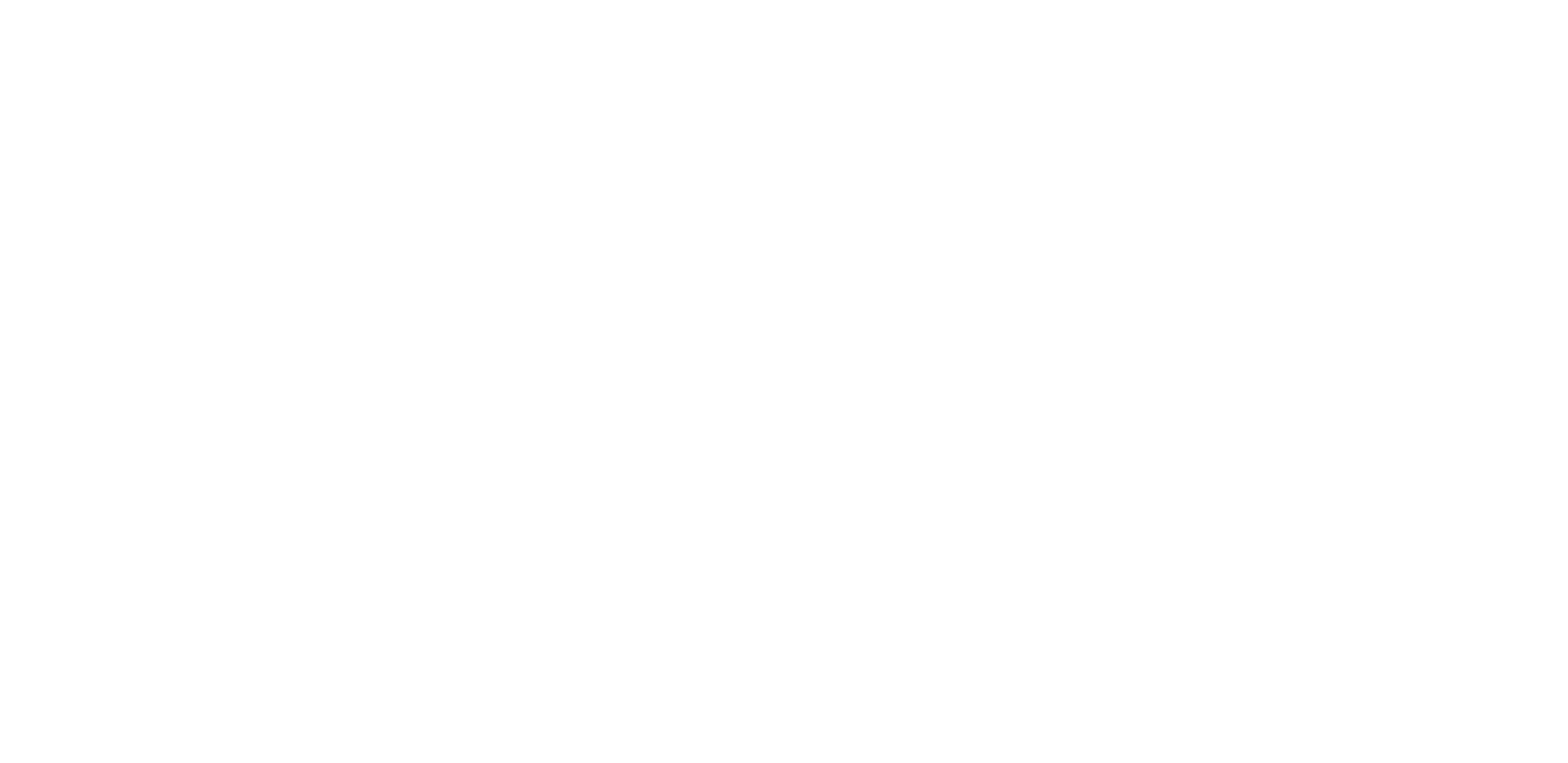 Icon of interconnected white circles on a black background.