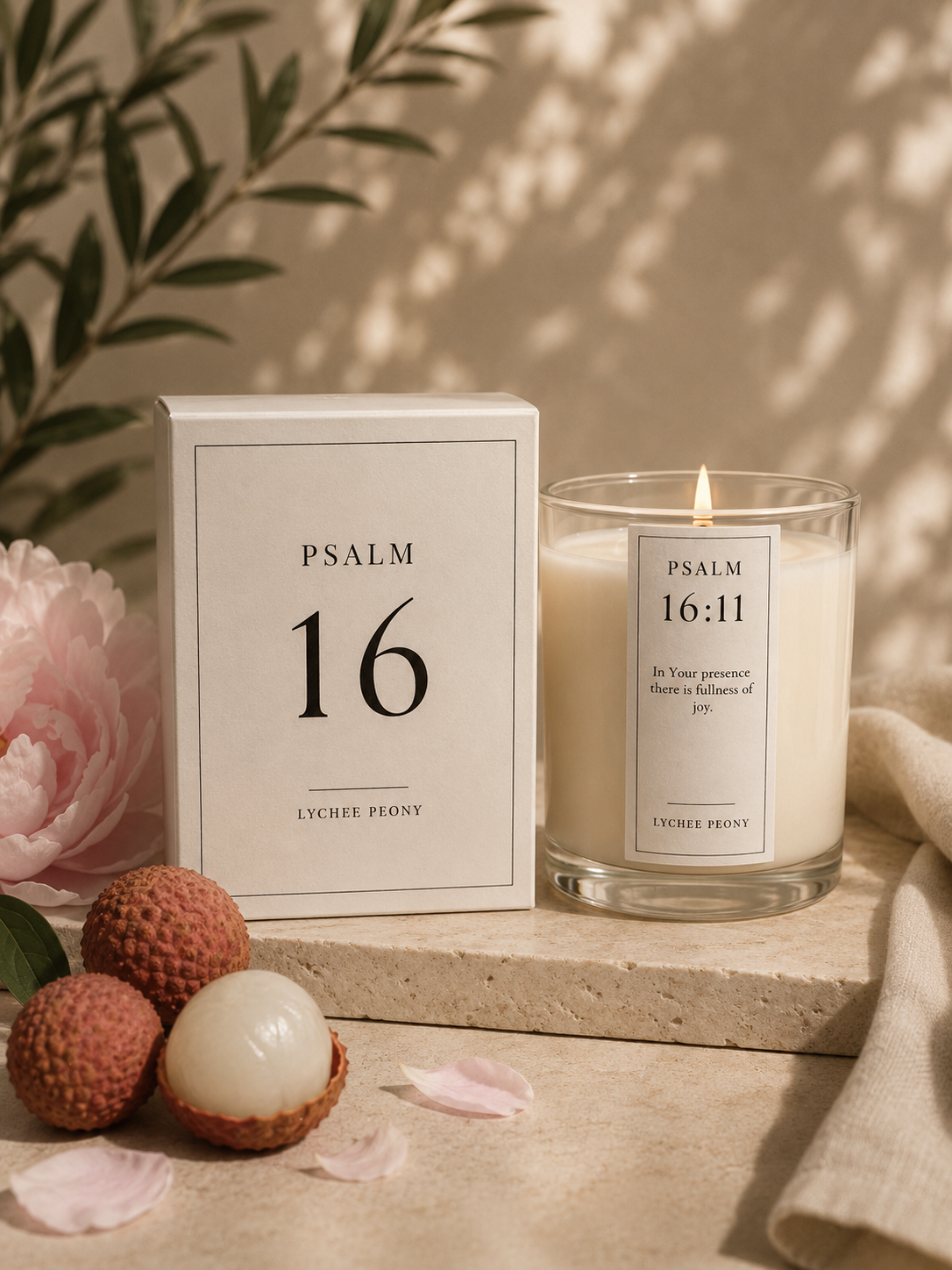 Psalm 16 - Lychee Peony