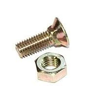 M10/4138 - M10 x 35 Plough Bolt/Nut 10.9