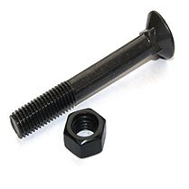 M12/3858 - M12 x 95 Plough Bolt/Nut 10.9 