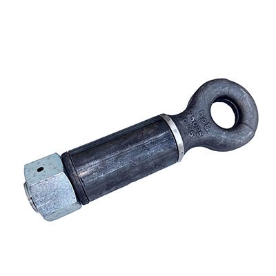 HE3870 - Horizontal Capacity 25000 kg 
Vertical Capacity 3500 kg - Hole 52mm Material - ST52.3 - CERTIFIED Donut thickness 35mm