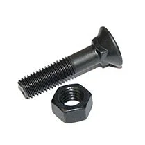 M10/4316 - M10 x 85 Plough Bolt/Nut 10.9
