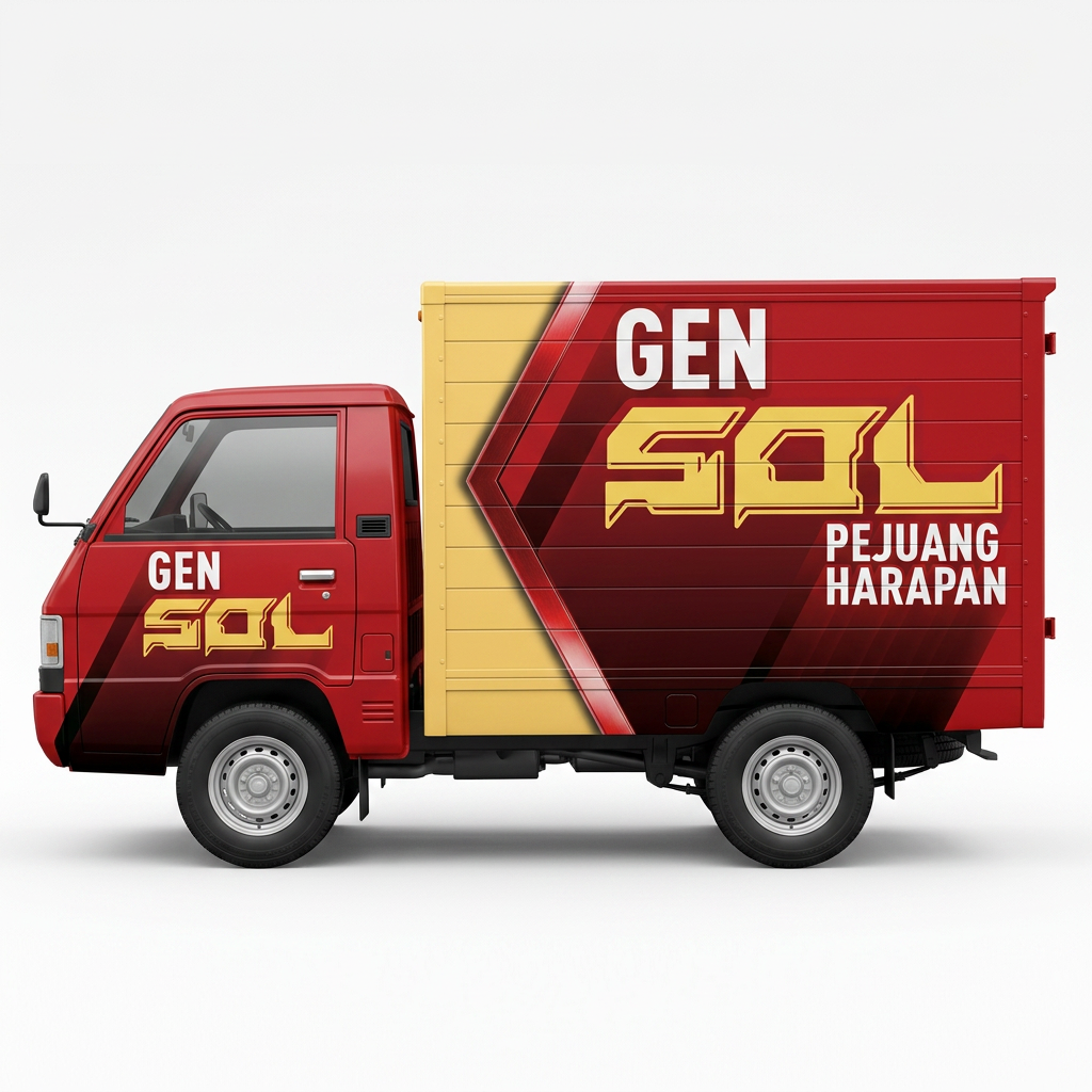 Firefly_buatkan mock up realistis mobil L-300 tampak samping dengan background putih, buat me 239285.png