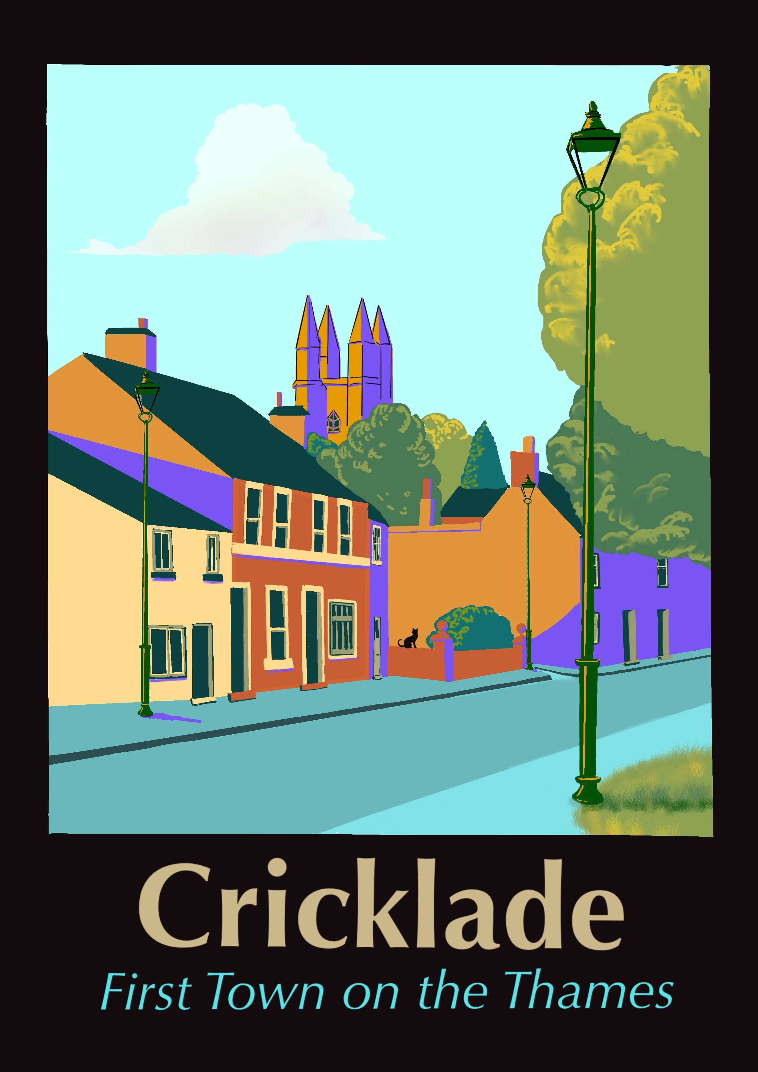 Cricklade Travel Poster