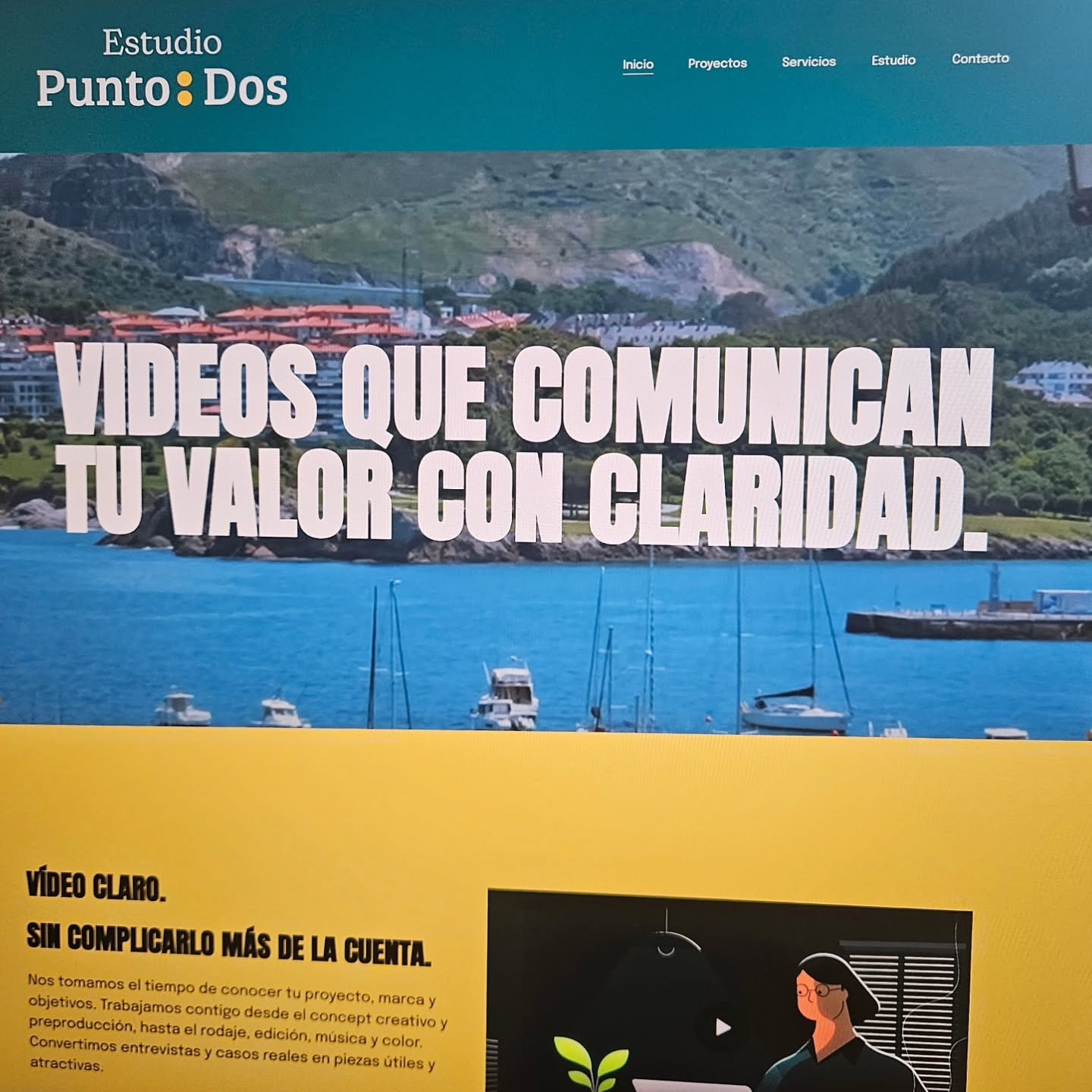 Estudio Punto Dos - poco a poco tomando forma. 👀 🎬