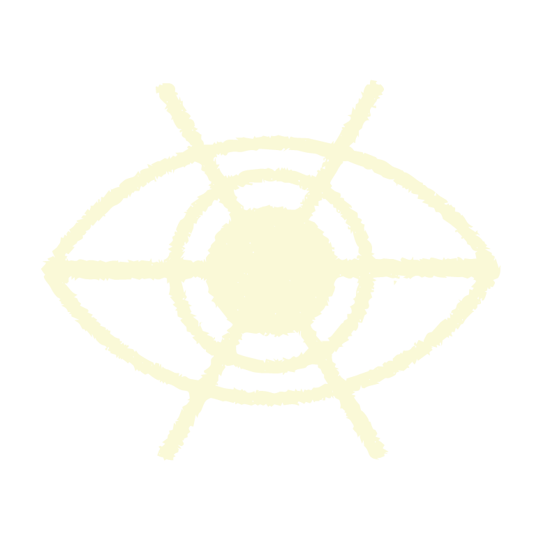 An abstract outline icon with a starburst contained within a circle shape.