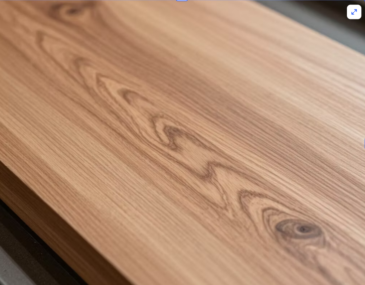 Close-up of a wooden surface with natural grain patterns.