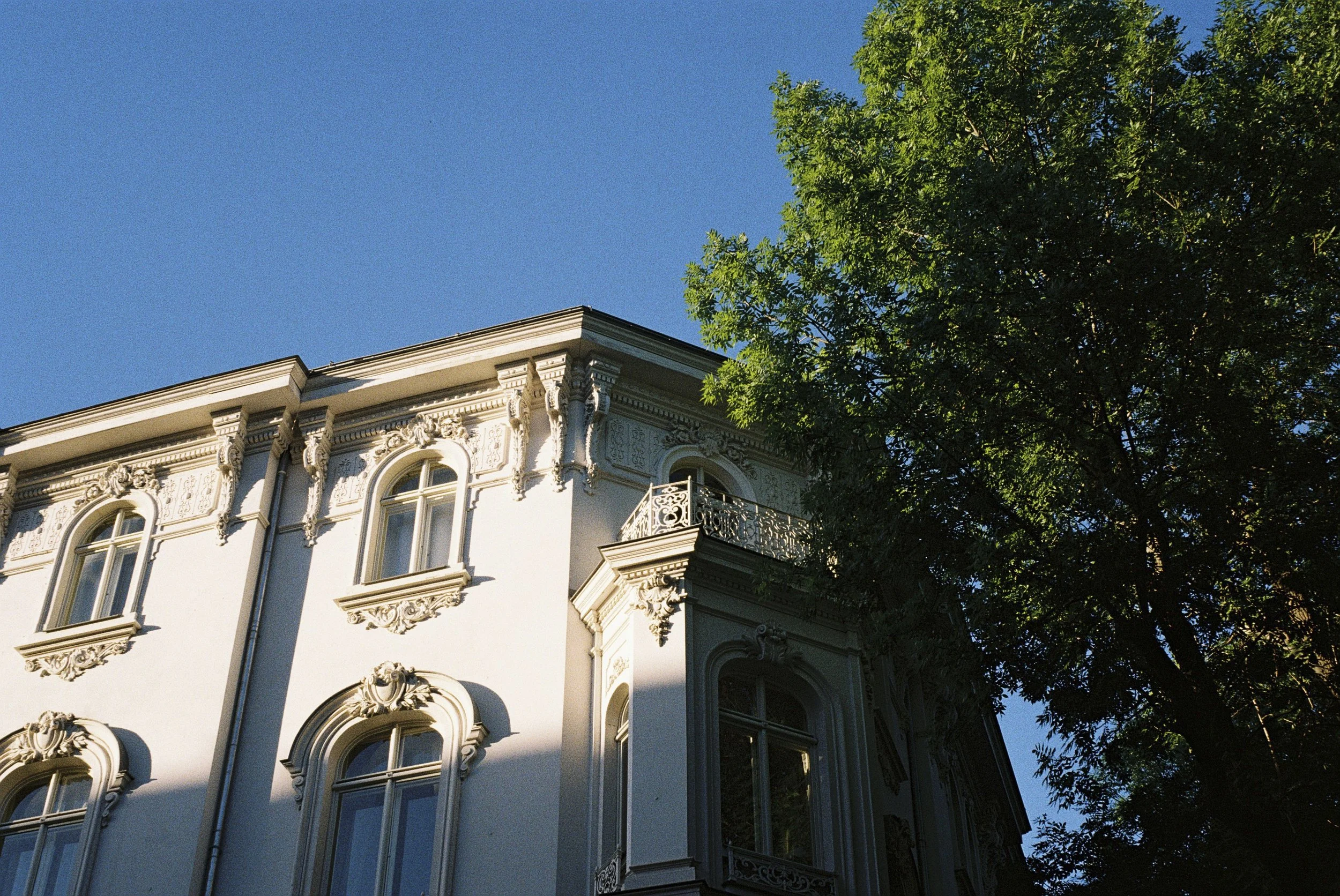 Historisches Gebäude in Leipzig, fotografiert von Hochzeitsfotograf Michael Heidling
