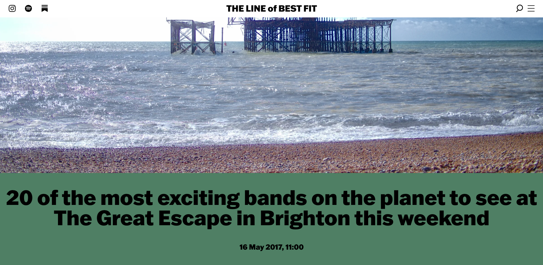 THE LINE OF BEST FIT (UK)