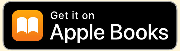 Apple Books logo with orange book icon and text 'Get it on Apple Books'.