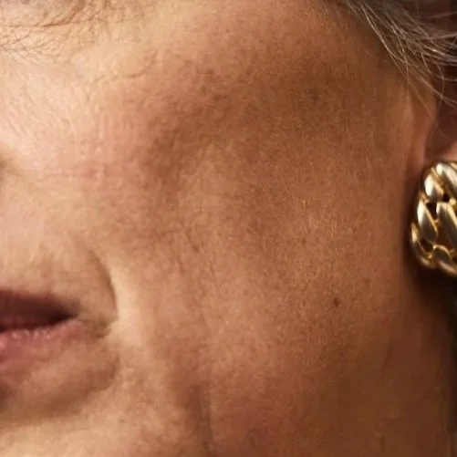 Close up of woman's face