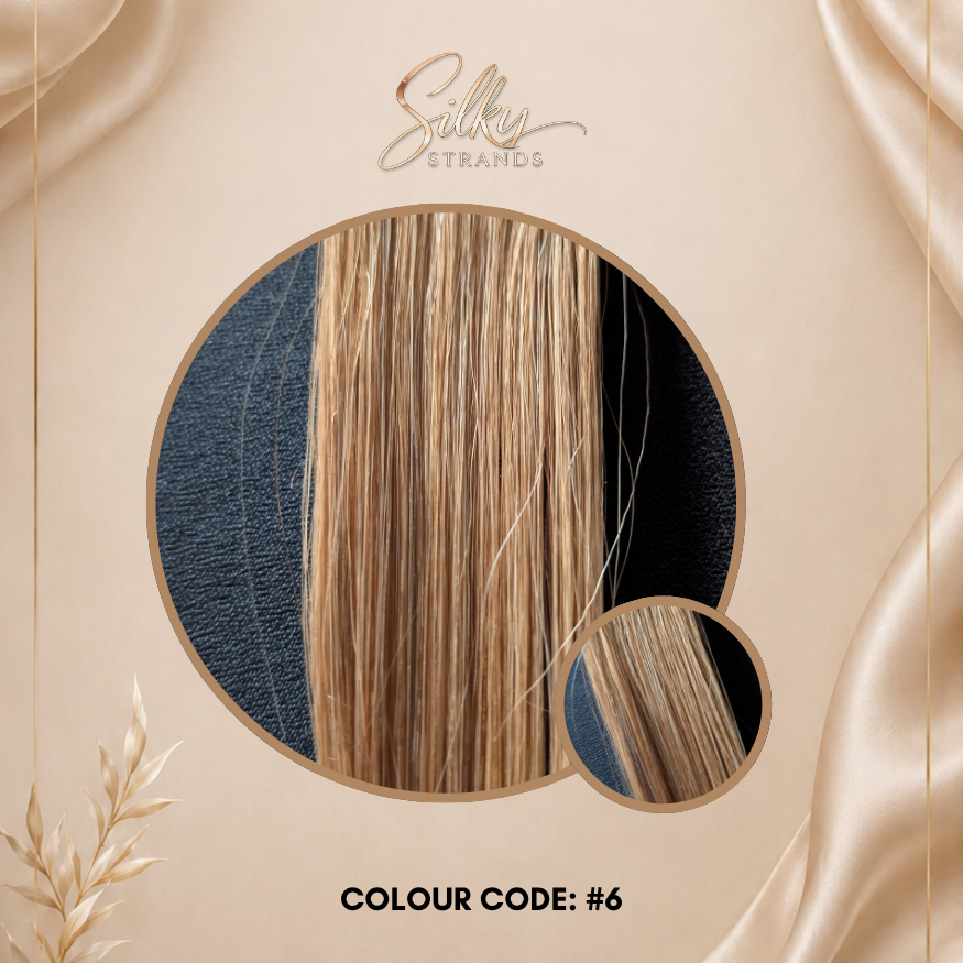 Silky Strands Genius Weft – Caramel Brown