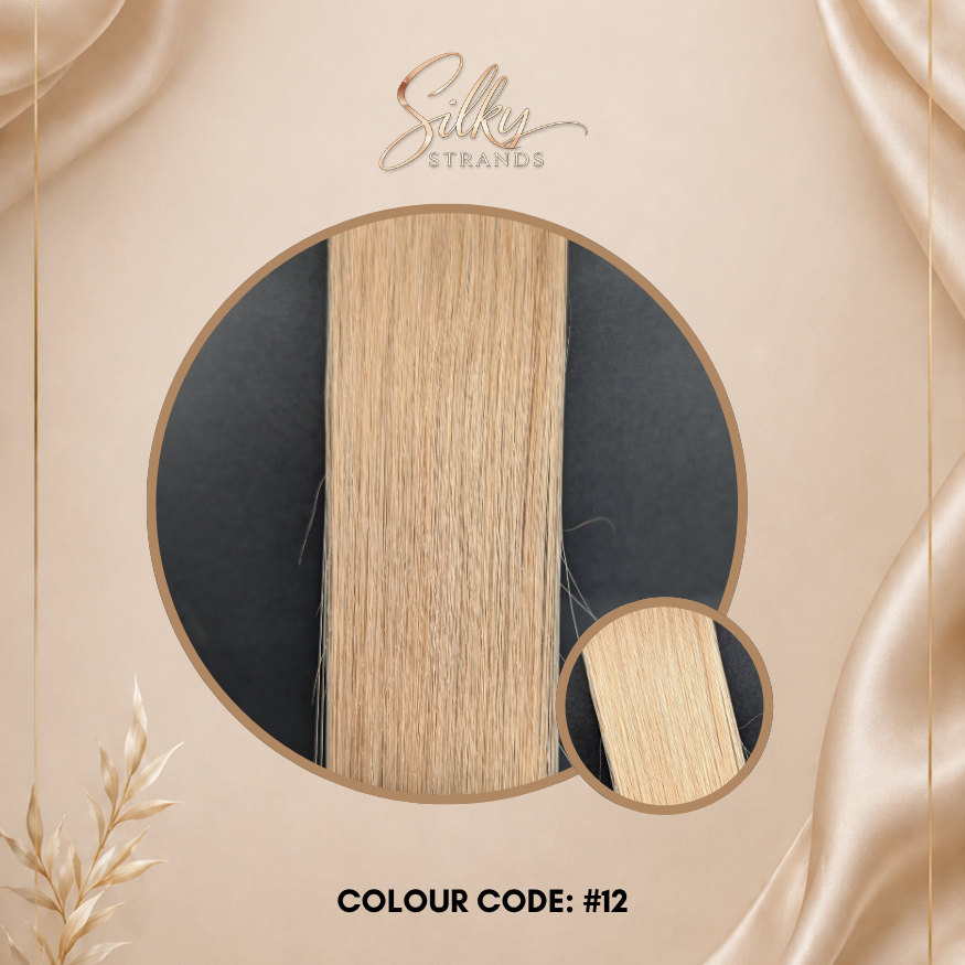 Silky Strands Genius Weft – Strawberry Blonde