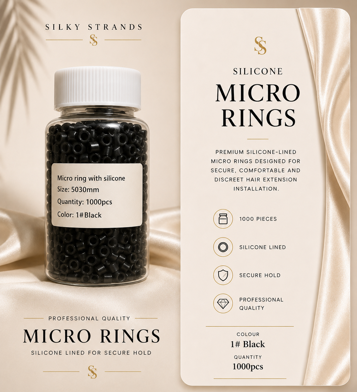 Micro Beads - 1000pcs