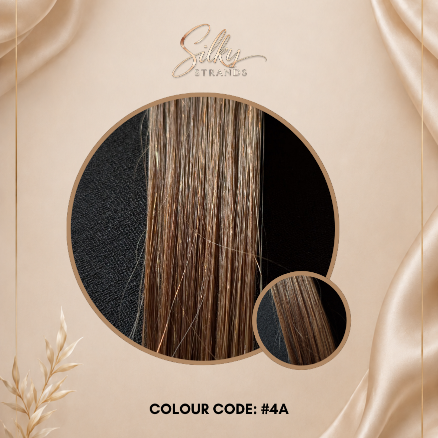 Silky Strands Genius Weft – Chestnut Brown