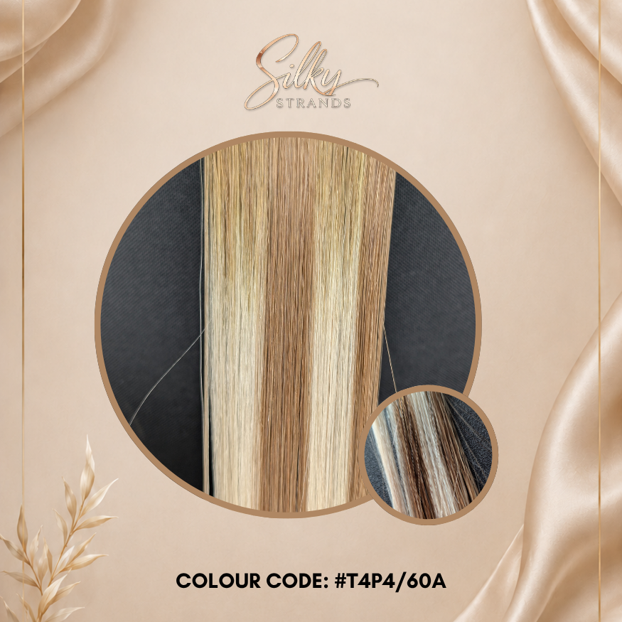 Silky Strands Genius Weft – Toasted Almond Blend