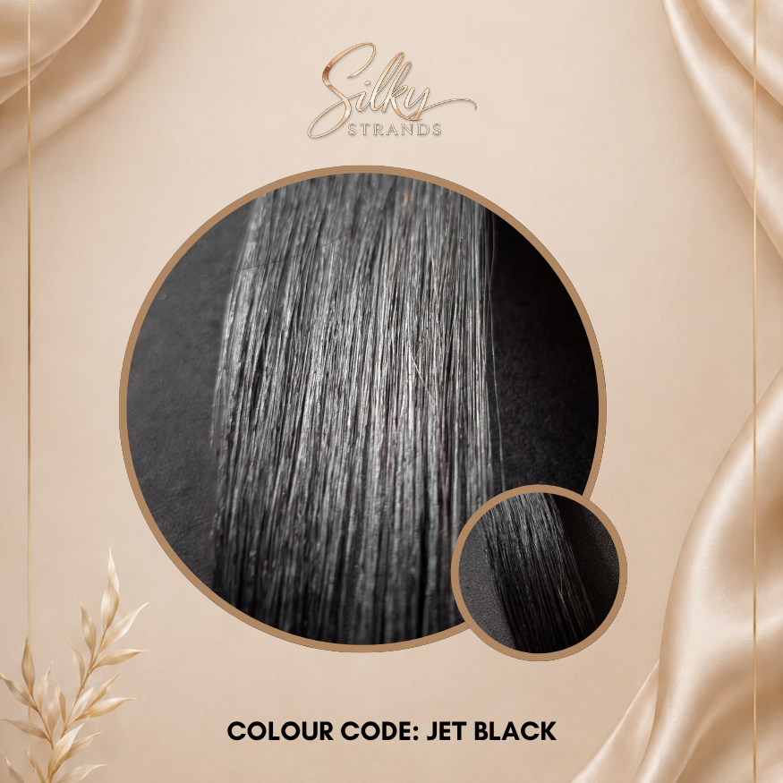 Silky Strands Genius Weft – Jet Black