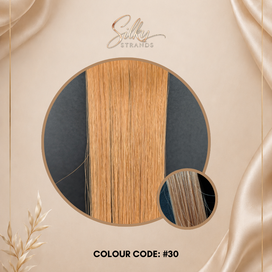 Silky Strands Genius Weft – Toffee Brown