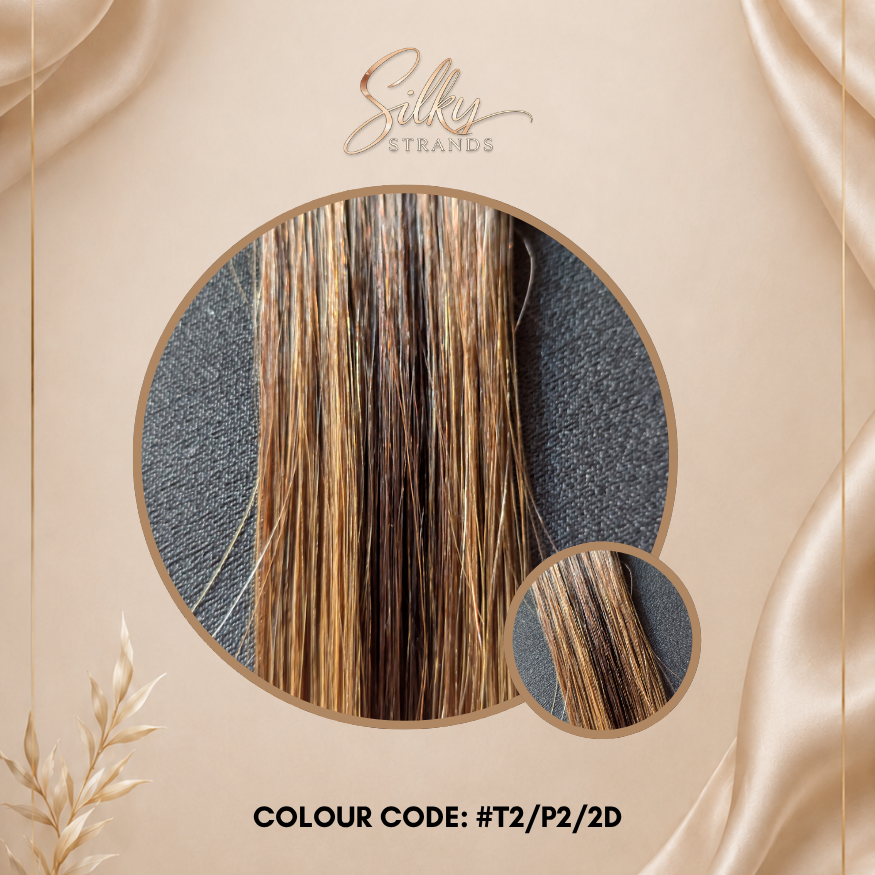 Silky Strands Genius Weft – Dark Mocha Blend