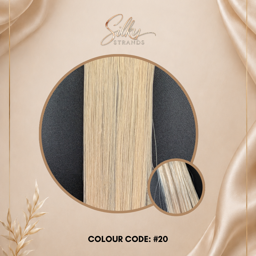 Silky Strands Genius Weft – Beige Blonde