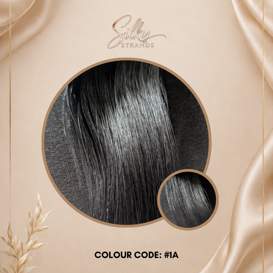 Silky Strands Genius Weft – Off Black