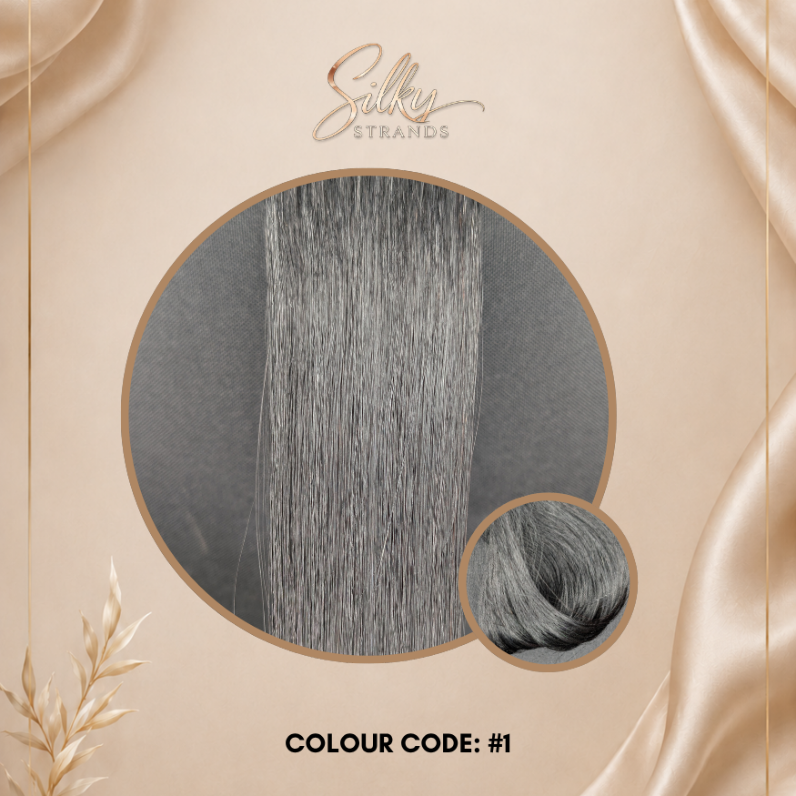 Silky Strands Genius Weft – Natural Black