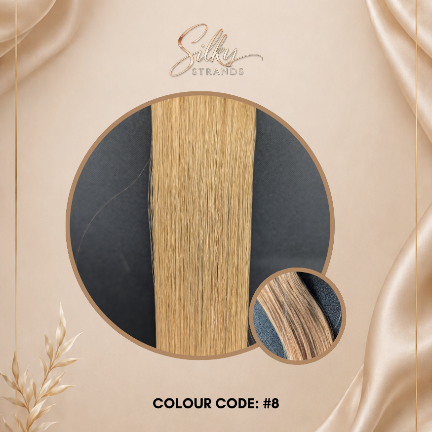 Silky Strands Genius Weft – Honey Brown