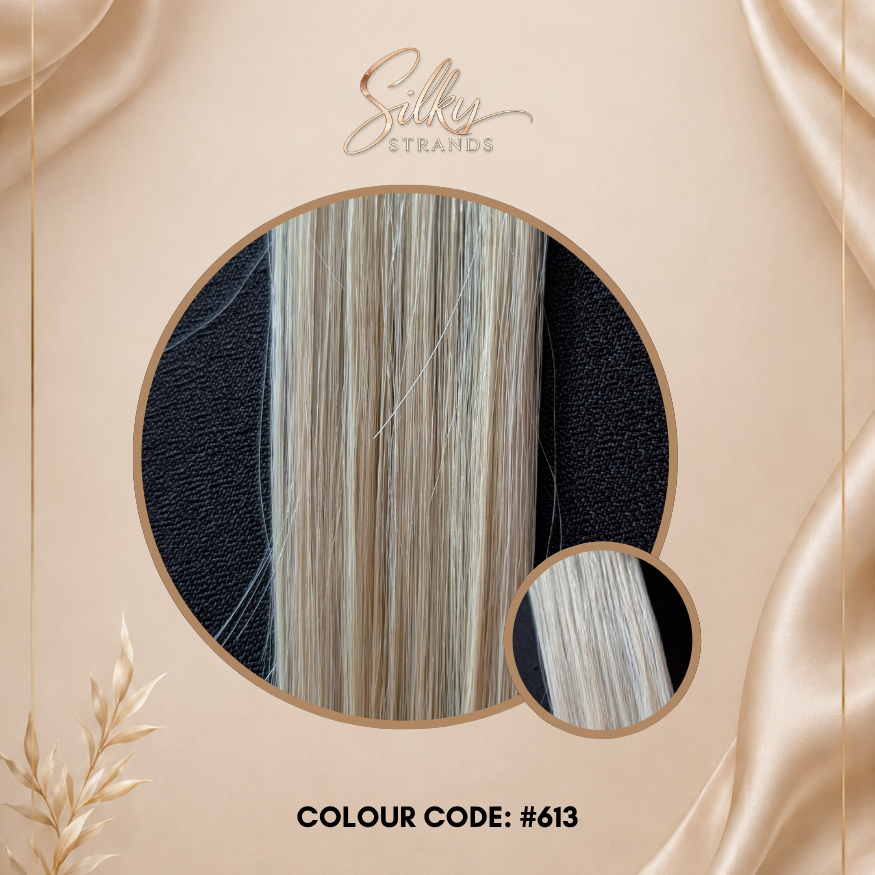 Silky Strands Genius Weft – Lighest Blonde