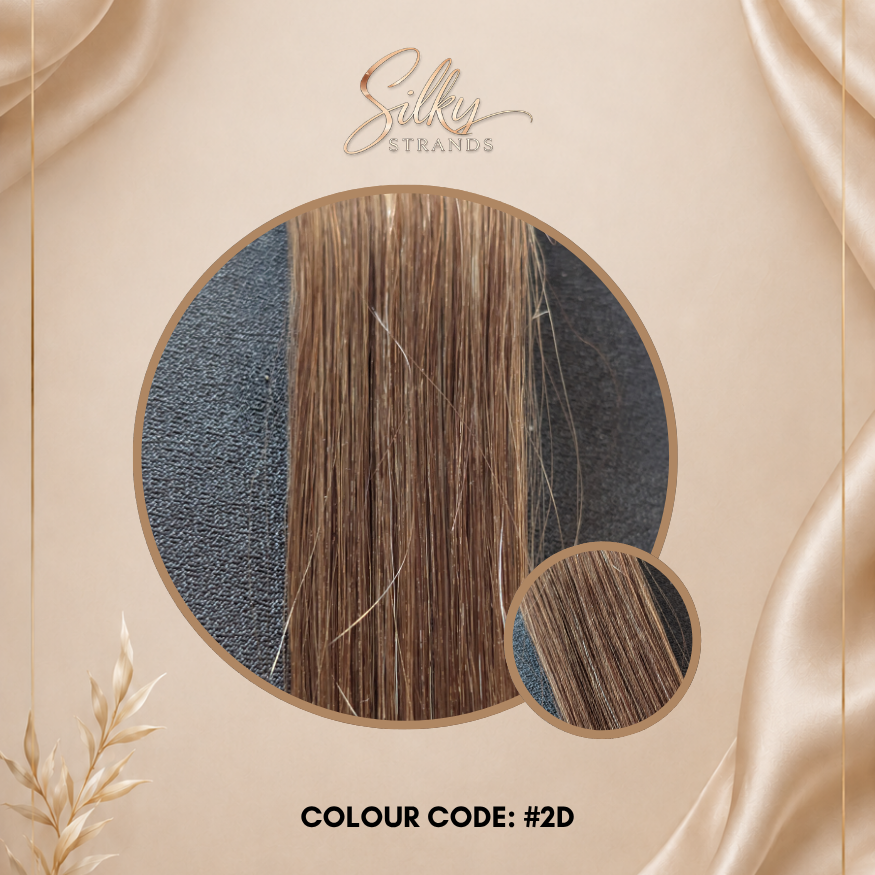 Silky Strands Genius Weft – Honey Brown