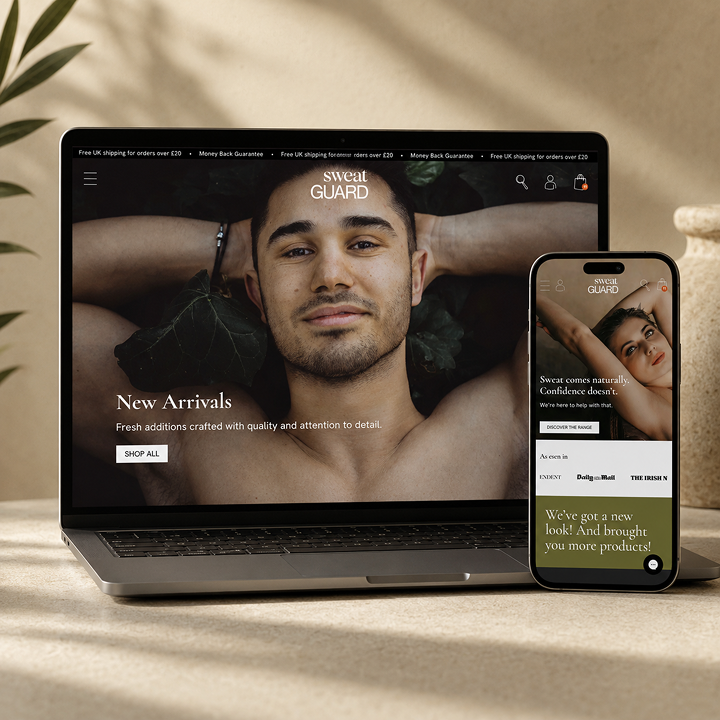 Sweat Guard website