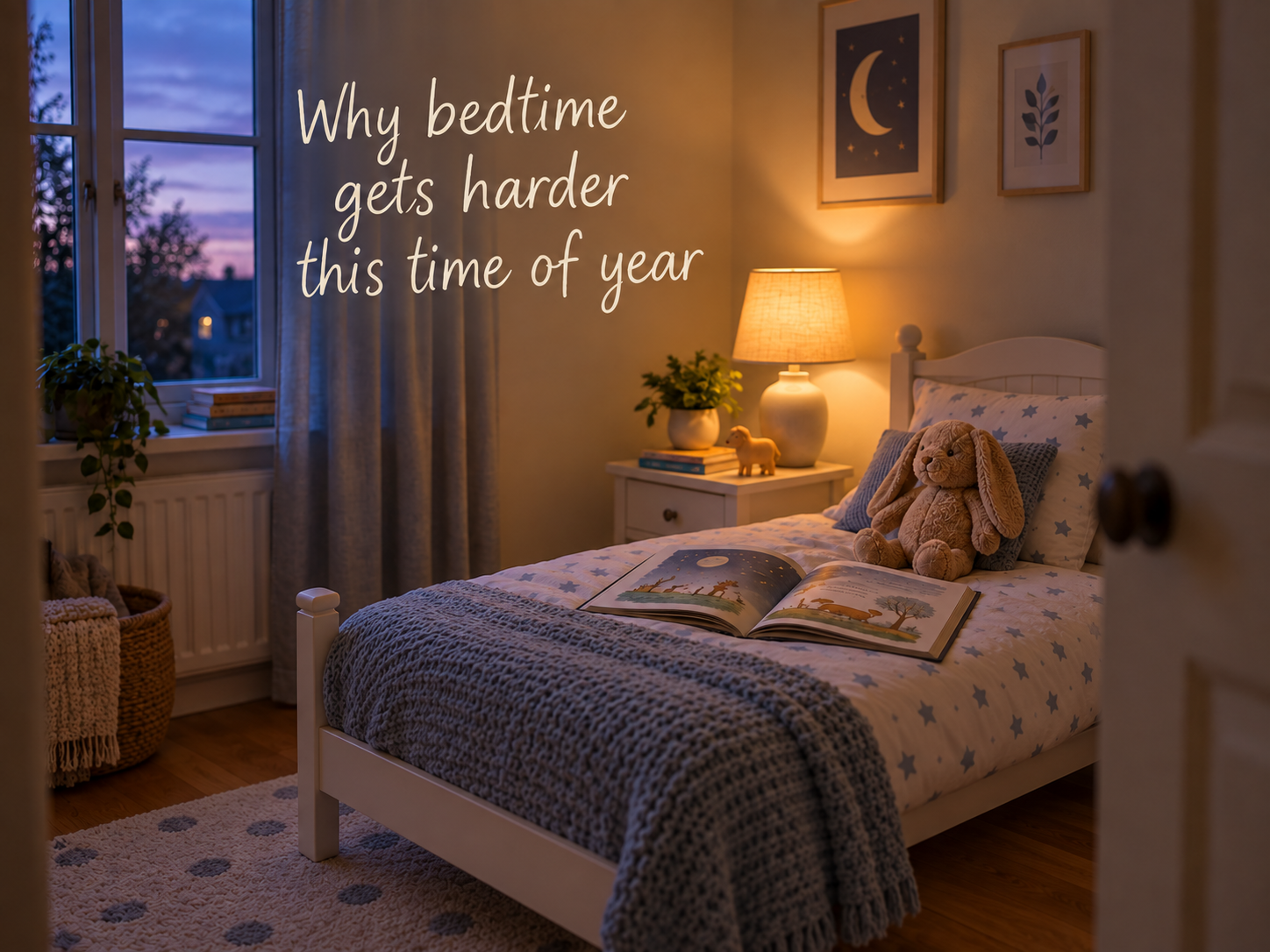 Why Bedtime Gets Harder as the Evenings Draw In (And What Actually Fixes It)