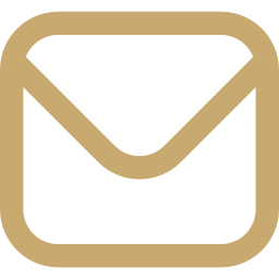 Icon of an envelope or mail in beige and black