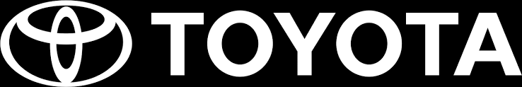 Toyota logo with text 'Toyota'