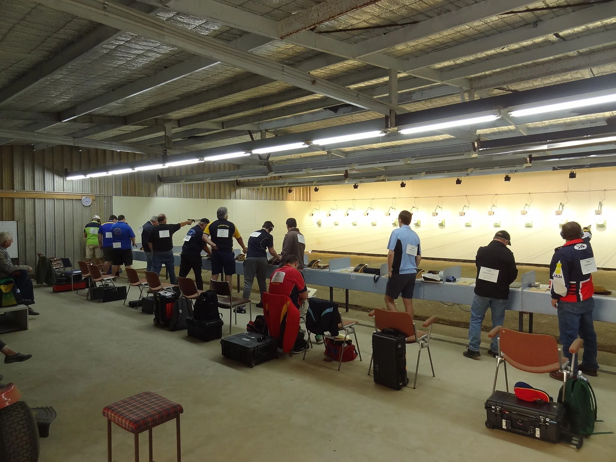 air pistol match Yackandandah Pistol Club