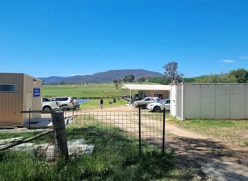 driveway into Yackandandah Pistol Club