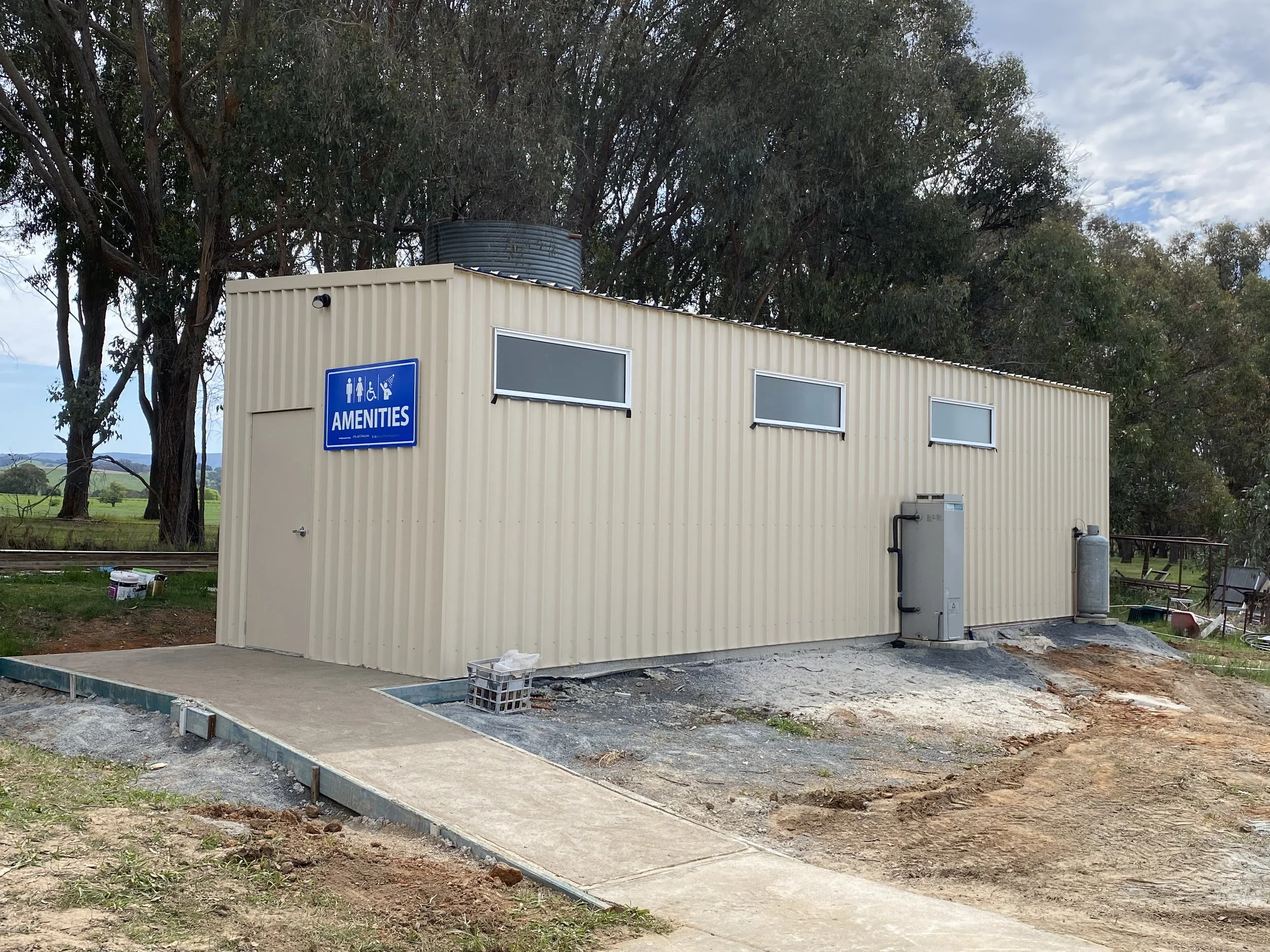 amenities block Yackandandah Pistol Club