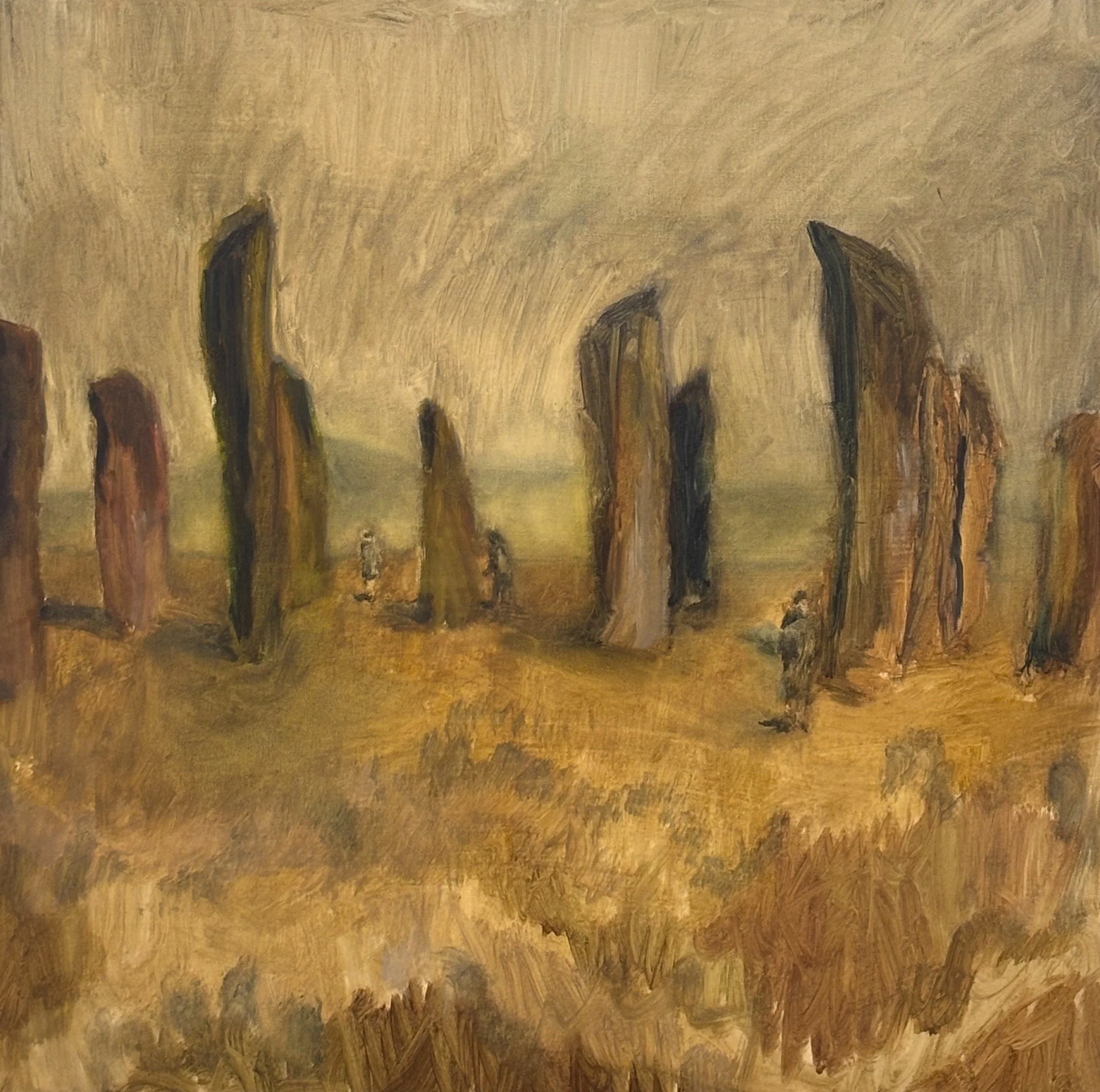 'Calanais', Oil on Canvas, 60x60cm