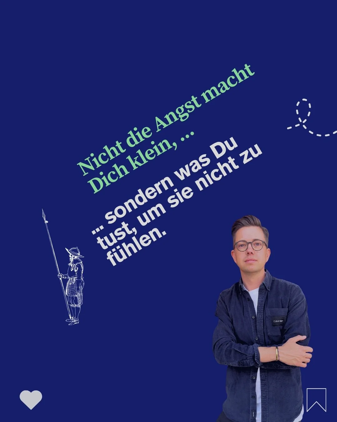 Viele glauben, ihre Angst sei das, was sie am meisten einschr&auml;nkt.

Aber oft ist es noch etwas anderes:
der st&auml;ndige Kampf gegen sie.

Das innere Wegdr&uuml;cken.
Das Funktionieren-M&uuml;ssen.
Das Sich-Zusammenrei&szlig;en.
Das blo&szlig;-