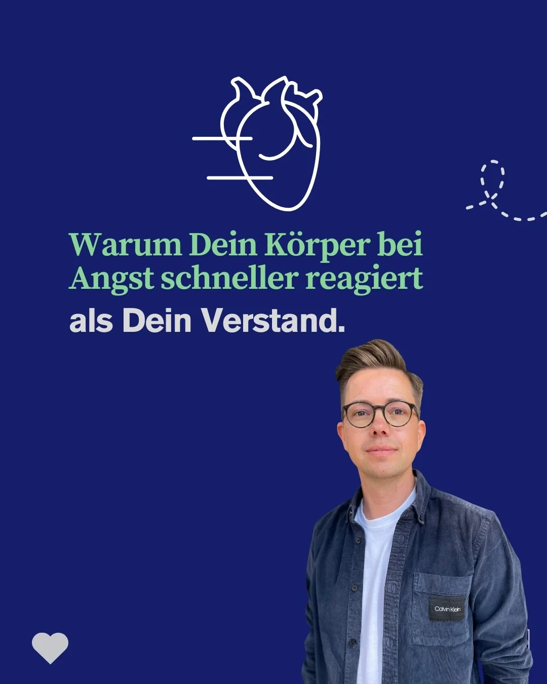 &bdquo;Ich wei&szlig; doch eigentlich, dass nichts passiert. Warum reagiert mein K&ouml;rper dann trotzdem so heftig?&ldquo;

Genau das ist einer der Gr&uuml;nde, warum Angst so zerm&uuml;rbend sein kann.

Denn Angst ist nicht nur ein Gedanke.
Sie is