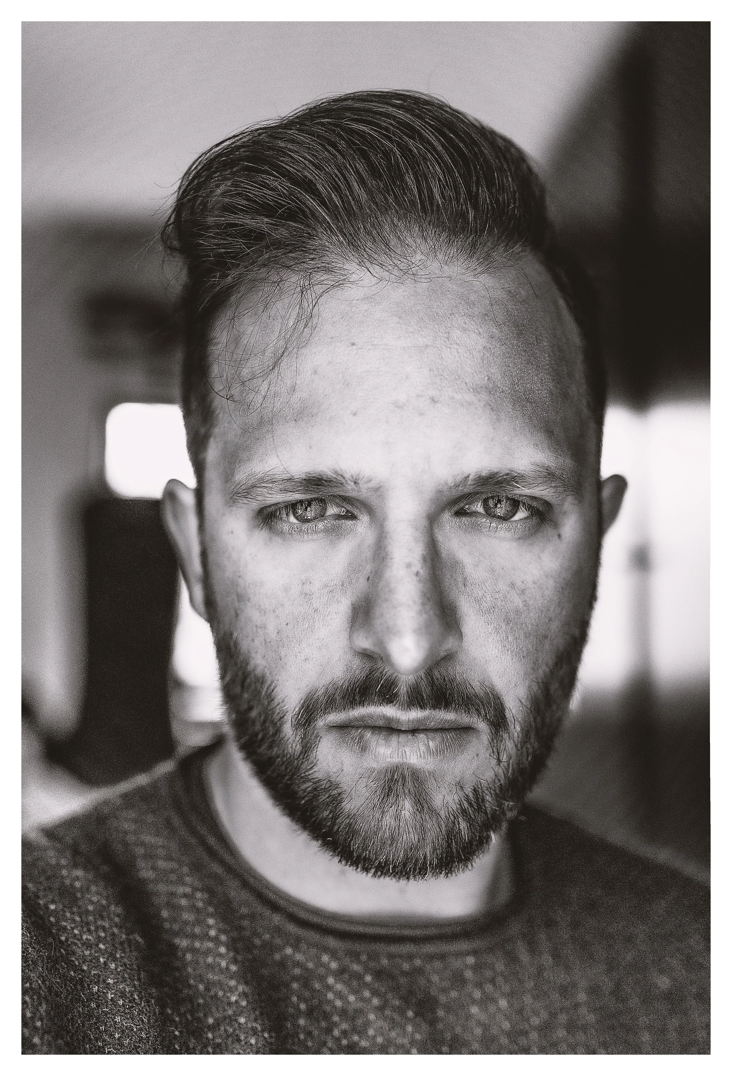 Hermes Gray — fine art photographer, black and white portrait