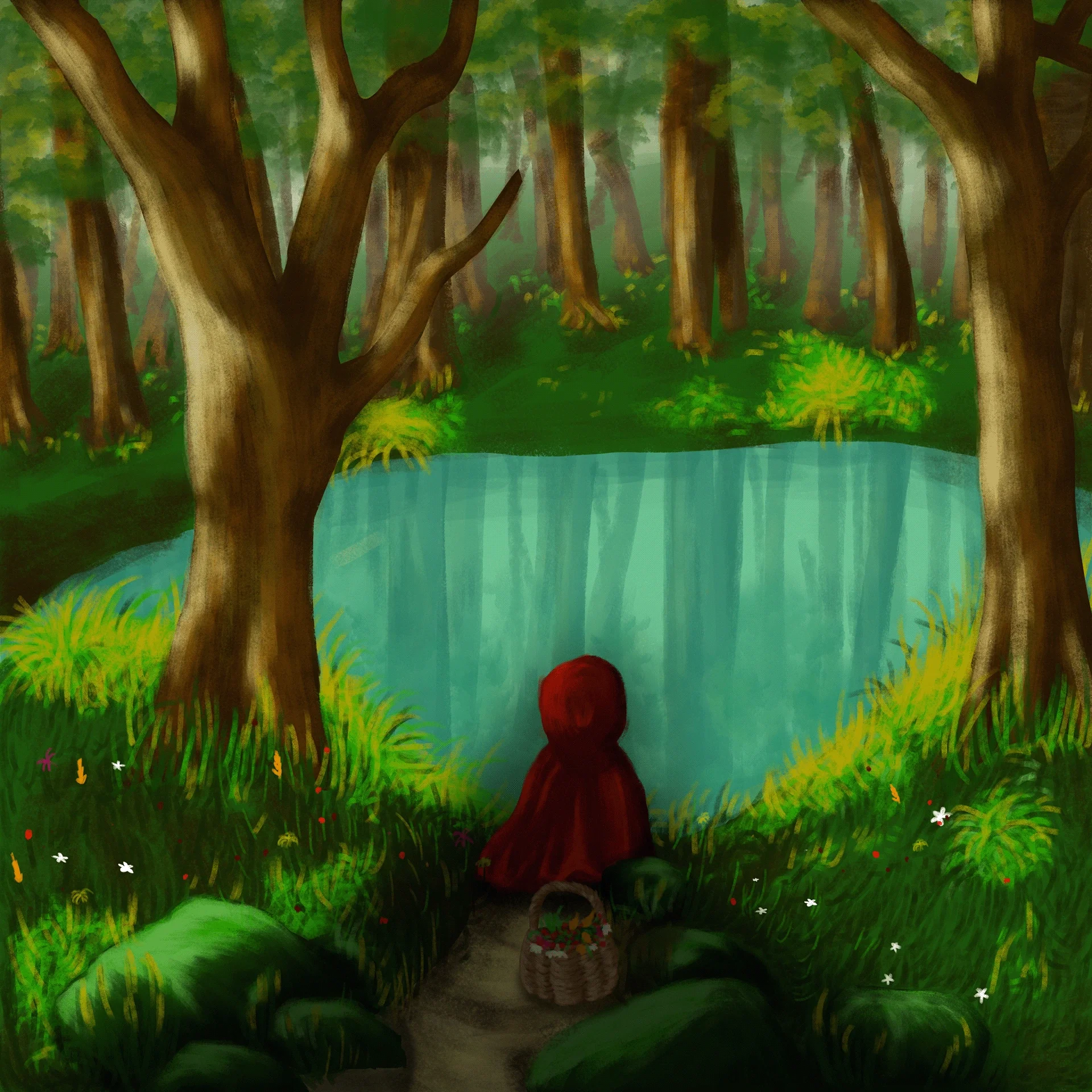 LRRH reimagined by Barbara Van Geet