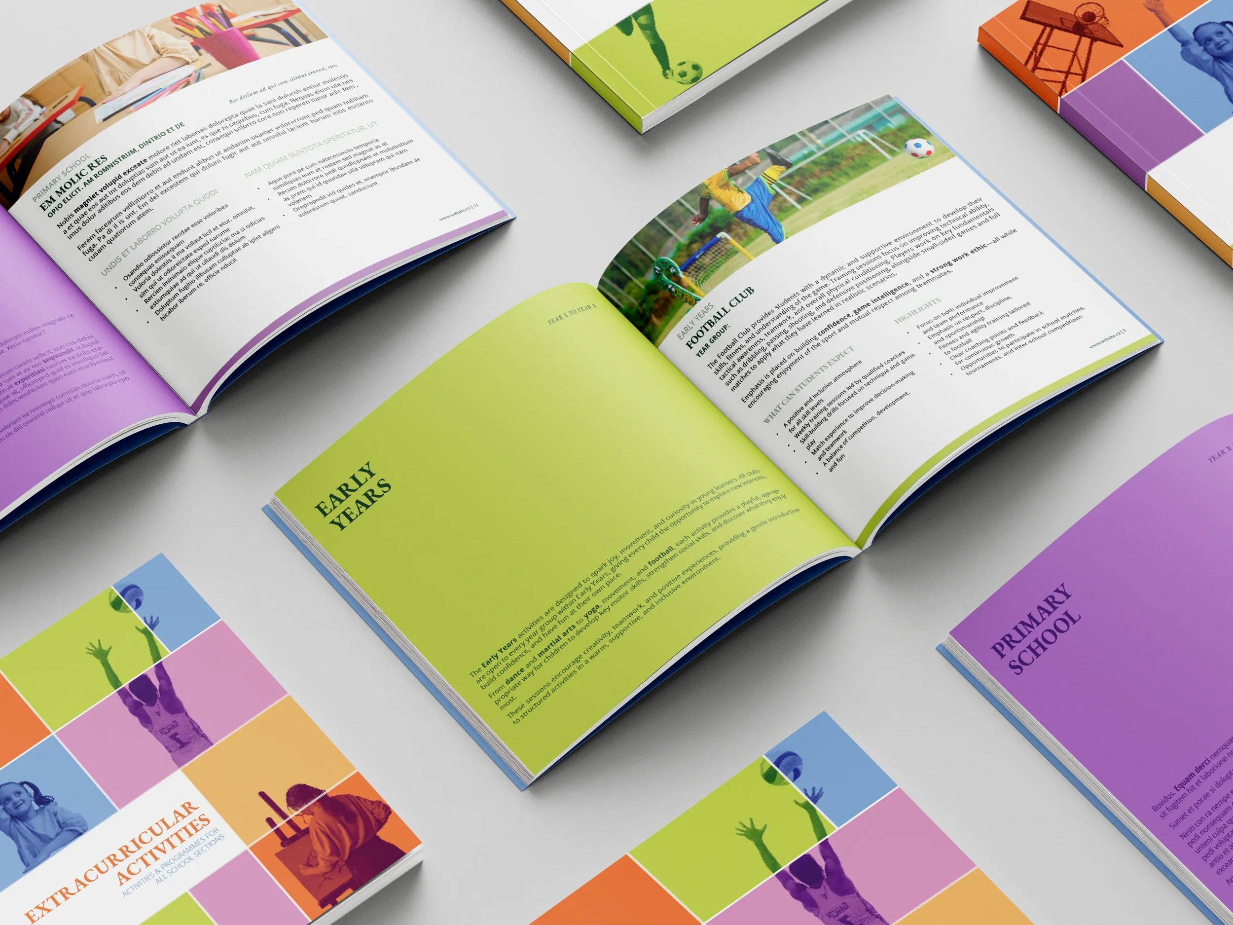 Extra-curricular activities brochure