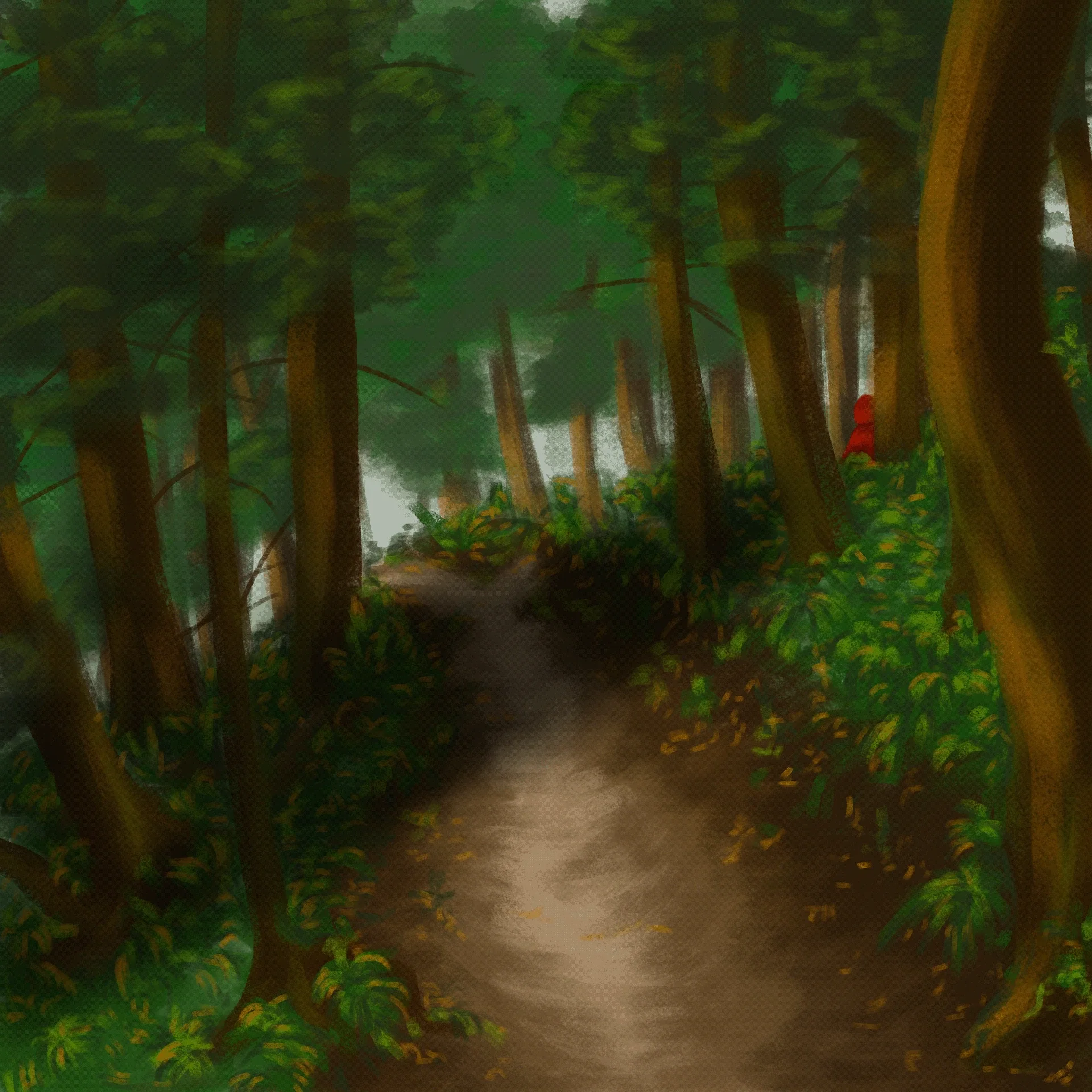Little Red Riding Hood reimagined by Barbara Van Geet