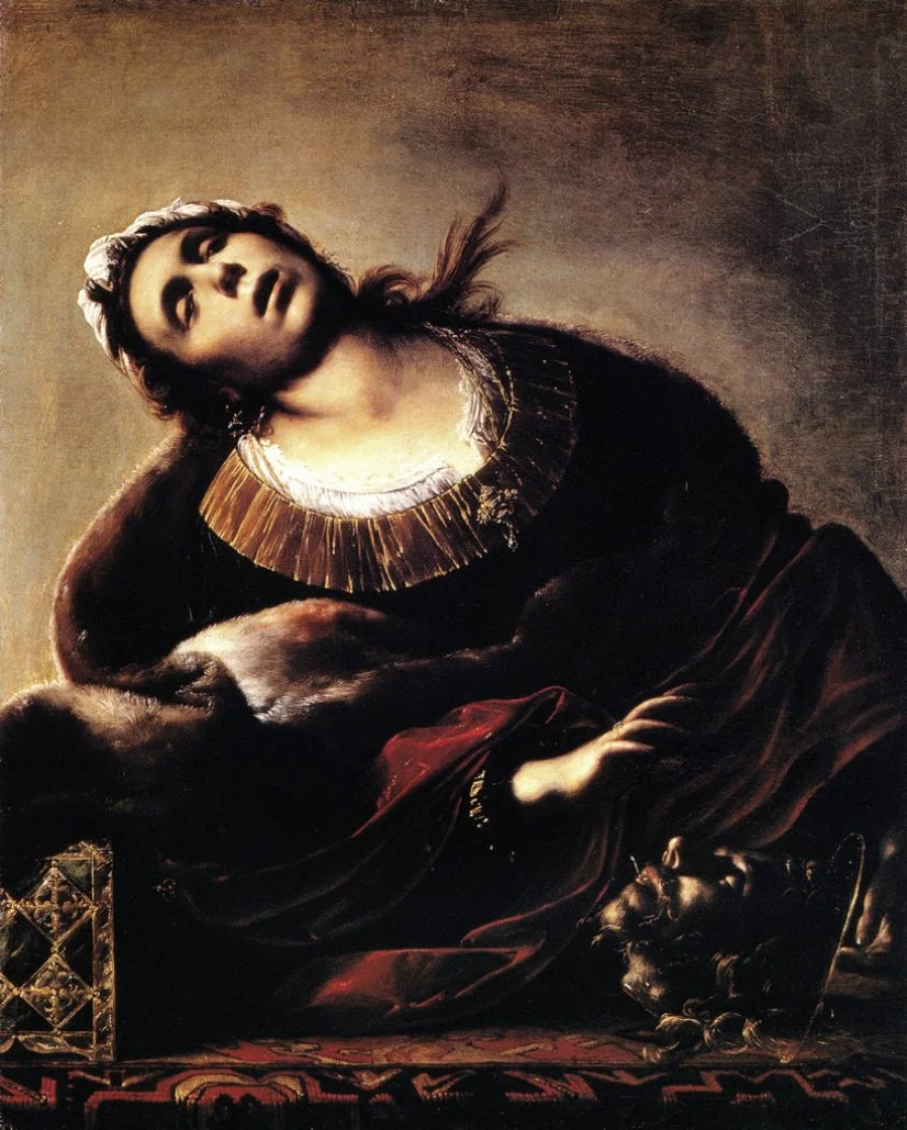   Herodias with the Head of Saint John the Baptist, Francesco Cairo, c. 1634–1635, Oil on Canvas, Collection: In the collection of Museo Civico di Palazzo Chiericati, Vicenza  