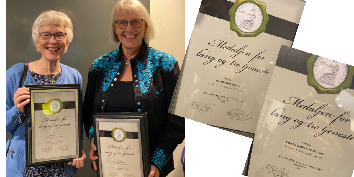 Fekk hedersmedalje for 48 år i misjonen