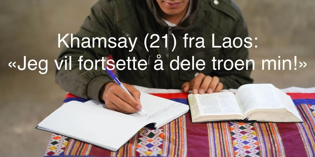 Jeg vil fortsette å dele troen min