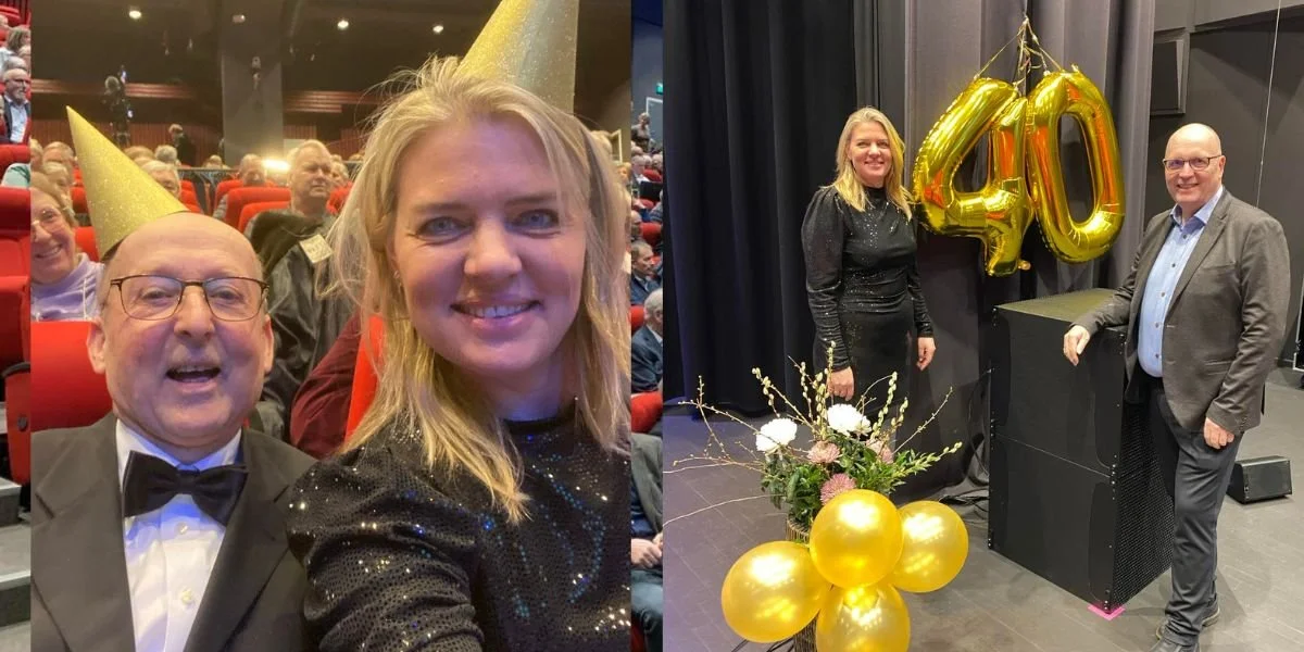 Flott 40 års feiring med fullt hus