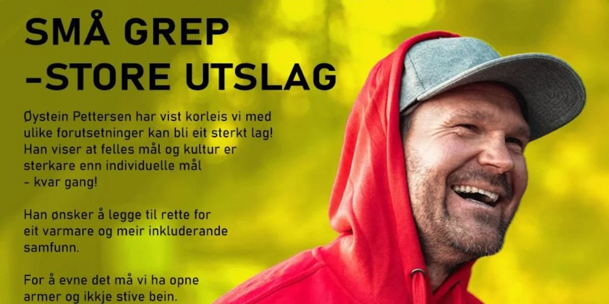 Øystein "Pølsa" Pettersen til Sykkylven kyrkje